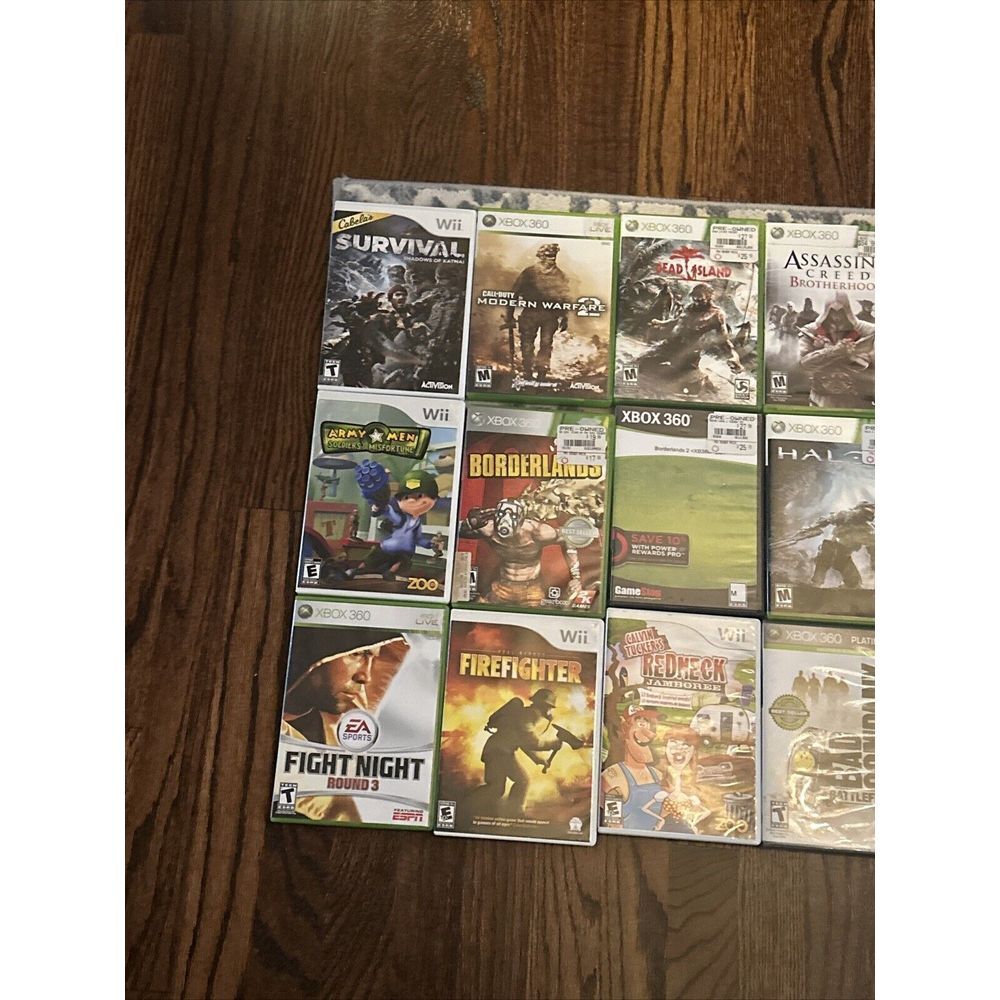 Video Games for‎ Wii/Xbox 360- Lot of 23
